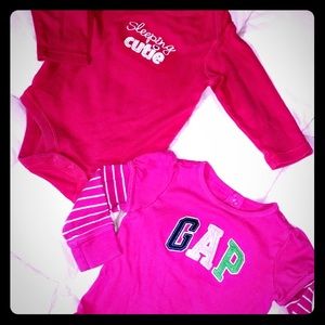 Baby Gap 12-18mo Long Sleeve Onesies